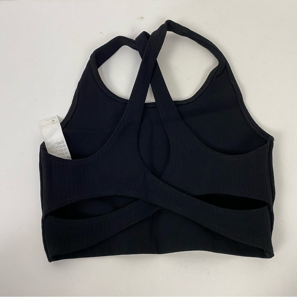 Fabletics Black Racerback Sports Bra - Picture 2 of 4